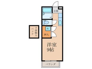 パ－クアベニュ－の物件間取画像